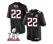 Youth Nike Atlanta Falcons #22 Keanu Neal Limited Black Alternate Super Bowl LI 51 NFL Jersey