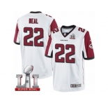 Youth Nike Atlanta Falcons #22 Keanu Neal Limited White Super Bowl LI 51 NFL Jersey