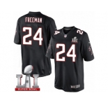 Youth Nike Atlanta Falcons #24 Devonta Freeman Limited Black Alternate Super Bowl LI 51 NFL Jersey