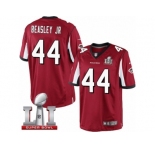 Youth Nike Atlanta Falcons #44 Vic Beasley Limited Red Team Color Super Bowl LI 51 NFL Jersey