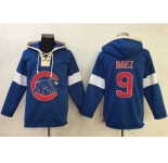 Chicago Cubs #9 Javier Baez Blue Pullover MLB Hoodie