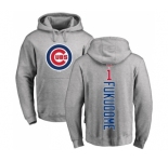 MLB Nike Chicago Cubs #1 Kosuke Fukudome Ash Backer Pullover Hoodie