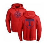 MLB Nike Chicago Cubs #1 Kosuke Fukudome Red RBI Pullover Hoodie
