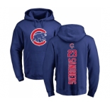 MLB Nike Chicago Cubs #23 Ryne Sandberg Royal Blue Backer Pullover Hoodie