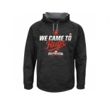 Men's Baltimore Orioles Black 2016 Postseason Authentic Collection Came to Reign Streak Fleece Pullover Hoodie