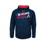 Men's Atlanta Braves Authentic Collection Navy Team Choice Streak Hoodie