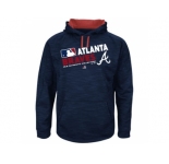 Men's Atlanta Braves Big & Tall On-Field Navy Team Choice Streak Therma Base Fleece Hoodie