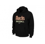 Arizona Diamondbacks Crimson Pullover Hoodie Black