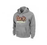 Arizona Diamondbacks Crimson Pullover Hoodie GREY