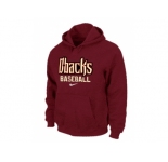Arizona Diamondbacks Crimson Pullover Hoodie RED