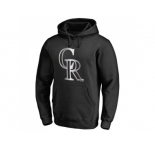 Colorado Rockies Platinum Collection Pullover Hoodie Black