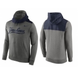 Men's New York Yankees Nike Gray Cooperstown Collection Hybrid Pullover Hoodie