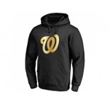Washington Nationals Gold Collection Pullover Hoodie Black
