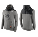 Men's Pittsburgh Pirates Nike Gray Cooperstown Collection Hybrid Pullover Hoodie