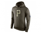 Men's Pittsburgh Pirates Nike Olive Salute To Service KO Performance Hoodie
