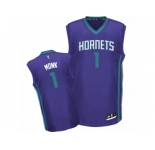 Men Adidas Charlotte Hornets #1 Malik Monk Swingman Purple Alternate NBA Jersey