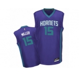 Men's Adidas Charlotte Hornets #15 Percy Miller Authentic Purple Alternate NBA Jersey
