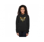 Women's Charlotte Hornets Gold Collection Pullover Hoodie Black