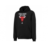 Adidas Chicago Bulls Black Logo Pullover Hoodie Sweatshirt