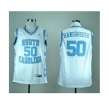 NBA NCAA North Carolina Tar Heels Tyler Hansbrough #50 College White