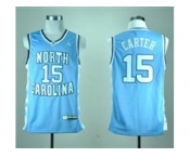 NBA NCAA North Carolina Tar Heels Vince Carter #15 College Blue
