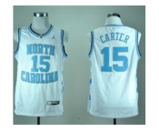NBA NCAA North Carolina Tar Heels Vince Carter #15 College white