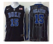 NCAA Blue Devils #15 Jahlil Okafor Black Basketball Stitched Jerseys