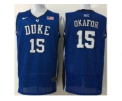 NCAA Blue Devils #15 Jahlil Okafor Royal Blue Basketball Stitched Jerseys