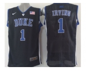 NCAA Duke Blue Devils #1 Irving black Basketball Jerseys
