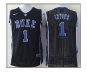 NCAA Duke Blue Devils #1 Irving black Basketball Stitched Jerseys