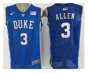 NCAA Duke Blue Devils #3 Grayson Allen Royal Blue Basketball Stitched Jerseys