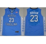North Carolina #23 Michael Jordan Blue Stitched NCAA Jersey