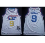 nba Denver Nuggets #9 Andre Iguodala ABA Hardwood Classic White(Revolution 30 Swingman)