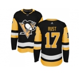 Adidas Men Pittsburgh Penguins #17 Bryan Rust Black Alternate Authentic Stitched NHL Jersey