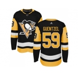 Adidas Men Pittsburgh Penguins #59 Jake Guentzel Black Alternate Authentic Stitched NHL Jersey