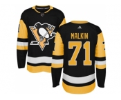 Adidas Men Pittsburgh Penguins #71 Evgeni Malkin Black Alternate Authentic Stitched NHL Jersey