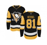 Adidas Men Pittsburgh Penguins #81 Phil Kessel Black Alternate Authentic Stitched NHL Jersey