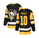 Adidas Pittsburgh Penguins #10 Ron Francis Premier Black Home NHL Jersey