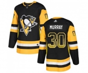 Adidas Pittsburgh Penguins #30 Matt Murray Authentic Black Drift Fashion NHL Jersey