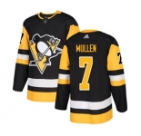Adidas Pittsburgh Penguins #7 Joe Mullen Premier Black Home NHL Jersey