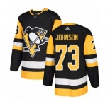 Adidas Pittsburgh Penguins #73 Jack Johnson Authentic Black Home NHL Jersey