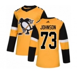 Adidas Pittsburgh Penguins #73 Jack Johnson Authentic Gold Alternate NHL Jersey