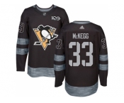 Men Adidas Pittsburgh Penguins #33 Greg McKegg Black 1917-2017 100th Anniversary Stitched NHL Jersey