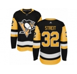 Men's Adidas Pittsburgh Penguins #32 Mark Streit Authentic Black Home NHL Jersey