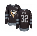 Men's Adidas Pittsburgh Penguins #32 Mark Streit Premier Black 1917-2017 100th Anniversary NHL Jersey