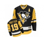 Men's CCM Pittsburgh Penguins #19 Bryan Trottier Premier Black Throwback NHL Jersey