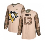 Men's Penguins #13 Brandon Tanev Camo Authentic 2017 Veterans Day Stitched Hockey Jersey