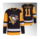 Men's Pittsburgh Penguins #11 Alex Nylander Black Stitched Jersey1