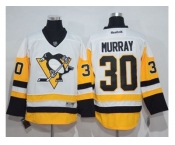 Men's Pittsburgh Penguins #30 Matt Murray White New Away Stitched NHL Jersey