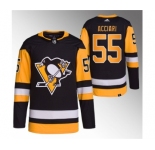 Men's Pittsburgh Penguins #55 Noel Acciari Black Stitched Jersey